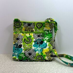 VERA BRADLEY Limes Up Crossbody Purse Bag Tote